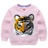 Kinder-Sweatshirt mit Pailletten L585 rosa