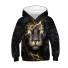 Kinder-Sweatshirt mit Wolf L528 D