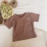 Kinder-T-Shirt B1441 braun