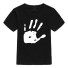 Kinder-T-Shirt B1516 schwarz