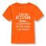 Kinder-T-Shirt B1554 orange