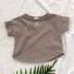 Kinder-T-Shirt B1573 braun