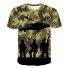 Kinder-T-Shirt im Tarnmuster T2511 D