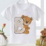 Kinder-T-Shirt mit einem Buchstaben B