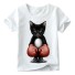 Kinder-T-Shirt mit Katze B1508 F