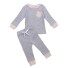 Kinder-T-Shirt und Hose L1484 grau