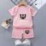 Kinder-T-Shirt und Shorts L1095 F