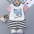 Kinder-T-Shirt und Shorts L1095 H