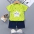 Kinder-T-Shirt und Shorts L1095 C