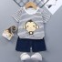 Kinder-T-Shirt und Shorts L1095 G