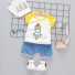 Kinder-T-Shirt und Shorts L1104 A