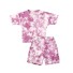 Kinder-T-Shirt und Shorts L1221 lila