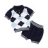 Kinder-T-Shirt und Shorts L1264 schwarz