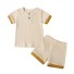 Kinder-T-Shirt und Shorts L1311 beige