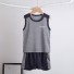 Kinder-Tanktop und Shorts C1108 grau