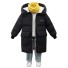 Kinder-Winterjacke L1913 schwarz