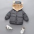 Kinder-Winterjacke L2016 dunkelgrau