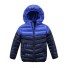 Kinder-Winterjacke mit Kapuze J1868 blau