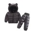 Kinder-Winterjacke und -hose L1704 schwarz