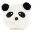 Kinder-Wintermütze Panda J863 weiß