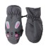 Kinderhandschuhe mit Hase grau