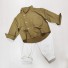 Kinderhemd L1789 khaki