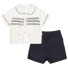 Kinderhemd und Shorts L1662 dunkelblau