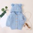 Kinderpullover mit Ohren L606 hellblau