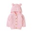 Kinderpullover mit Ohren L606 rosa