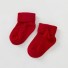 Kindersocken mit Fransen rot