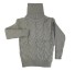 Kinderstrickpullover J2888 grau