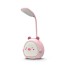 Kindertischlampe in Form eines Schweins rosa