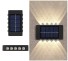 Kinkiet solarny 10 LED T1042 ciepła biel