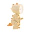 Klappbare Dinosaurierlampe beige