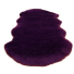 Koberec z umělé kožešiny 60x180 cm tmavě fialová