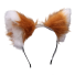Kočičí uši na čelence Plyšové kočičí uši na čelence Doplněk na cosplay Dívčí čelenky na halloween 7