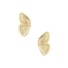 Kolczyki damskie skrzydła motyla złoto