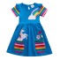 Kolorowa sukienka dziewczęca N80 C