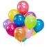 Kolorowe balony 50 szt wielokolorowy