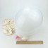 Kolorowe balony dekoracyjne - 10 sztuk biały
