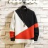 Kolorowy sweter męski F243 czerwony