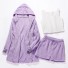 Komplet piżamy damskiej P2773 jasny fiolet