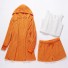 Komplet piżamy damskiej P2773 pomarańczowy