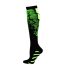 Kompresné ponožky proti kŕčovým žilám Bavlnené kompresné podkolienky na šport Proti kŕčovým žilám V304 zelená