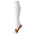 Kompresné ponožky proti kŕčovým žilám Kompresné podkolienky na šport Vhodné na cestovanie V310 biela