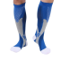 Kompresní ponožky proti křečovým žilám Bavlněné kompresní podkolenky na sport Proti křečovým žilám V305 modrá