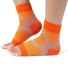 Kompresní ponožky s otevřenou špičkou P3710 oranžová