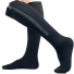 Kompressziós zokni cipzárral Kompressziós térdzokni visszér ellen Utazásra is alkalmas fekete
