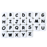 Koraliki silikonowe alfabet 10 szt 26