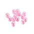 Koraliki sznurkowe 3 mm 1000 szt różowy